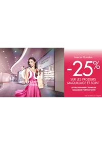 Prospectus Une heure pour soi Orchies : -25% SUR LES PRODUITS MAQUILLAGE ET SOIN
