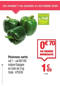 Prospectus Promocash Tourlaville : Poivrons verts
