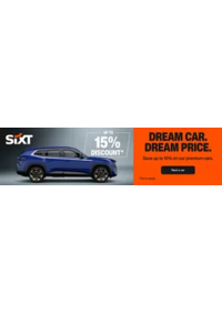 Prospectus Sixt PARIS GARE MONTPARNASSE - SIXT SAS : Up to 15% discount