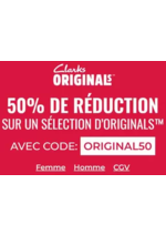 Promos et remises  : 50% de réduction sur un sélection d’Originals