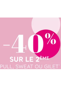 Prospectus Jennyfer SAINTE EULALIE : -40% sur le 2ème pull, sweat ou gilet femme