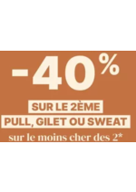 Promos et remises  : Sweat acheté = -40% sur le 2ème Femme et Homme