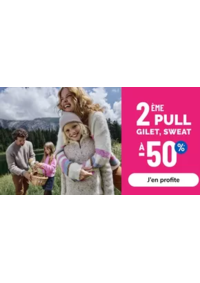 Prospectus La Halle Condom : 2ÈME PULL GILET, SWEAT A -50%