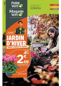Prospectus Point Vert BAZAS : JARDIN D'HIVER ENCORE LE MOMENT DE PLANTE !
