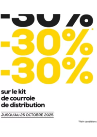 Prospectus Midas Paris 1 Boulevard de La Chapelle : Jusqu’au 25 octobre, profitez de -30%* de réduction sur le kit de courroie de distribution