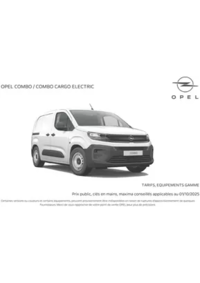 Prospectus Distributeur OPEL SMOD'AUTO MULTI SERVICE SARL DAVEZIEUX : Opel Combo Cargo