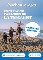 Promos et remises  : Auchan voyages : bons plans vacances de la Toussaint !