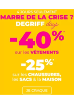 Promos et remises  : Degriffdays