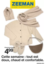 Prospectus Zeeman : Cette semaine : tout est doux, chaud et confortable
