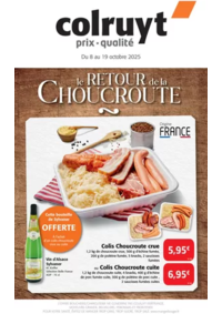 Prospectus Colruyt CHAUSSIN : Le retour de la choucroute