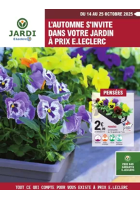 Prospectus Jardi E.Leclerc FLERS : TRAFIC JARDI AUTOMNE