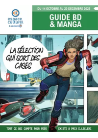 Prospectus Espace culturel E.Leclerc AUCH : E.Leclerc Espace Culturel GUIDE BD