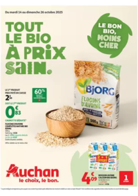 Prospectus Auchan SARCELLES Division Leclerc : Tout le bio à prix sain