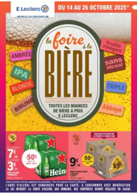 Prospectus E.Leclerc ST JUST EN CHAUSSEE : FOIRE A LA BIERE - MIXTE
