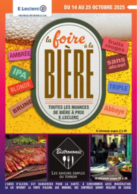 Prospectus E.Leclerc FLERS : FOIRE A LA BIERE - MIXTE
