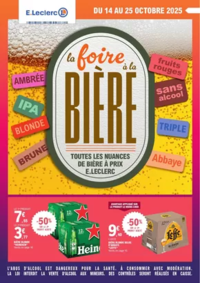 Prospectus E.Leclerc SAINT LUBIN DES JONCHERETS : FOIRE A LA BIERE - MIXTE