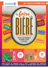 Prospectus E.Leclerc LA FERTE MACE : FOIRE A LA BIERE - MIXTE