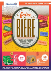 Prospectus E.Leclerc VAUDRY : FOIRE A LA BIERE - MIXTE