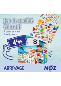 Prospectus NOZ Tergnier : Jeu de société éducatif