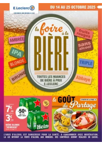 Prospectus E.Leclerc VILLEFRANCHE DE ROUERGUE : FOIRE A LA BIERE - MIXTE