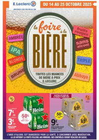 Prospectus E.Leclerc : FOIRE A LA BIERE - MIXTE