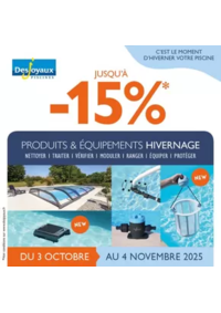 Prospectus Desjoyaux Piscines Grimaud : Jusqu'à -15%