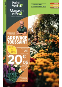Prospectus Point Vert MIRECOURT : ARRIVAGE TOUSSAINT