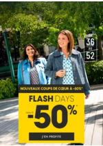 Promos et remises  : Flashdays jusqu'à -50%