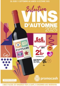 Prospectus Promocash Trignac : Sélection vins d'automne 2025
