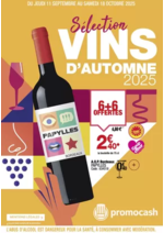 Prospectus Promocash : Sélection vins d'automne 2025