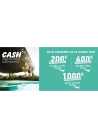 Prospectus Cash Piscine Clermont FD Auvergne : Cash construction et rénovation