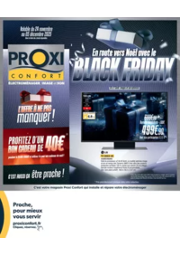 Prospectus Proxi Confort ST JEAN DU GARD : ProxiConfort BB Black Friday 2025