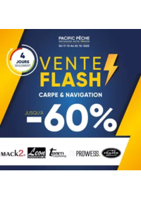 Prospectus Pacific Pêche MONTBELIARD - VOUJEAUCOURT  : Jusqu'à -60% sur une sélection de grandes marques .Disponible en magasin et sur le web !