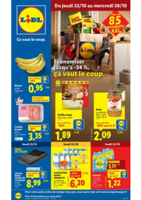 Prospectus Lidl CHATEAU-SALINS : Les grands formats à prix mini chez Lidl avec la gamme XXL, ça vaut le coup !
