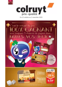 Prospectus Colruyt CORNIMONT : Faites vos Jeux