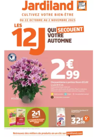 Prospectus Jardiland BONNEUIL SUR MARNE : LES 12J QUI SECOUENT VOTRE AUTOMNE