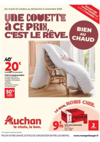 Prospectus Auchan SARCELLES Division Leclerc : Bien au chaud : une couette à ce prix, c'est le rêve