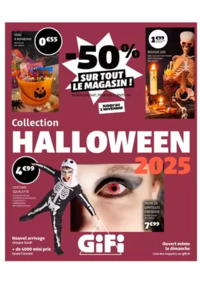 Prospectus Gifi SAINT DIZIER : Collection HALLOWEEN