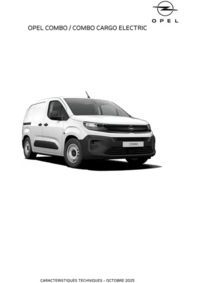 Prospectus Distributeur OPEL SOCIETE AUTOMOBILE DU BITERROIS SAS BEZIERS : Opel Combo Cargo