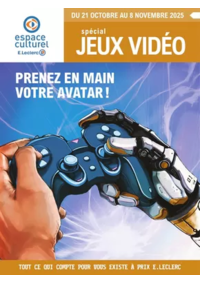 Prospectus Espace culturel E.Leclerc SAUMUR : E.Leclerc Espace Culturel GUIDE JEU VIDEO
