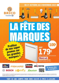 Prospectus Brico E.Leclerc PARTHENAY : Trafic Brico 11