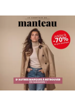 Promos et remises  : Dépêchez-vous ! Destockage de folie sur les manteaux "Le Comptoir du Manteau" au prix unique de seulement 39,99€ !