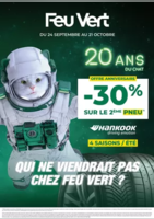 Offre Anniversaire - Feu Vert