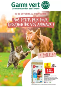 Prospectus Gamm vert PORTO VECCHIO : Nos petits prix pour chouchouter vos animaux !