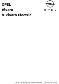 Prospectus Distributeur OPEL AUTOMOBILE DIFFUSION SA MIGNE-AUXANCES : Opel Vivaro