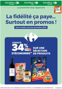 Prospectus Carrefour Contact ARREAU : LA FIDÉLITÉ ÇA PAYE...SURTOUT EN PROMOS !