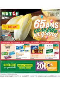 Prospectus Supermarchés Match Wissembourg Pépinière : 65 ANS ça se fête en grand