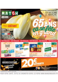 Prospectus Supermarchés Match Cambrai : 65 ANS ça se fête en grand