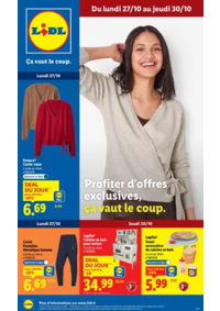 Prospectus Lidl DOUVAINE : Profiter d'offres exclusives avec lidl.fr, ça vaut le coup