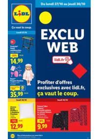 Prospectus Lidl BONDY : Profiter d'offres exclusives avec lidl.fr, ça vaut le coup